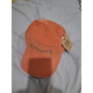 NWT McMenamins Brew Pub  Men's ORANGE Corduroy‎ Cap casual Adj. Back outdoorsy